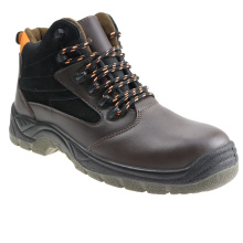 China safety footwear  High Quality Smooth Genuine Leather  Safety Shoes